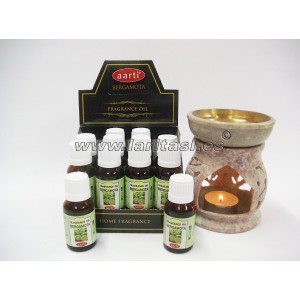 Aceite perfumado Aarti Bergamota 15ml (pack 12)